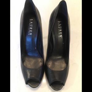Ralph Lauren Peep toe shoes